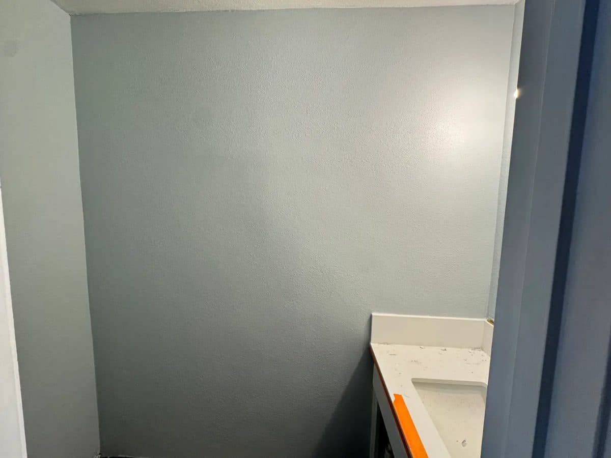Bathroom drywall repair after water leak - Carmichael, CA, Carmichael, CA, after